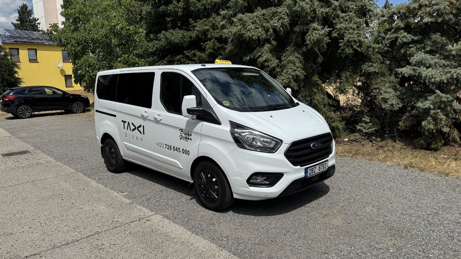 Velký vůz Ford Transit Taxi Blaha pro skupiny